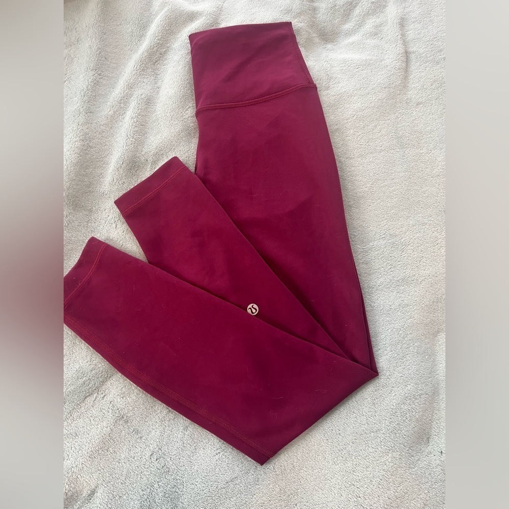 lululemon athletica Burgundy Leggings